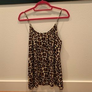 Leopard Tank Blouse | Tucker